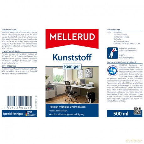 MELLERUD Kunststoff Allzweckreiniger 0,5