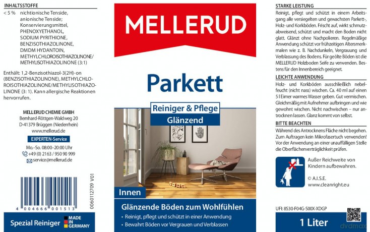 MELLERUD Parkett und Kork Holzreiniger 1