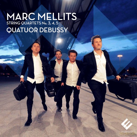 Quartuor Debussy: Mellits String Quartets N. 3 4 5 [CD]