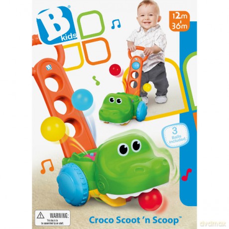 BKIDS Kroko odkurzacz z piłeczkami