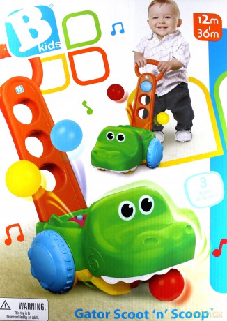 BKIDS Kroko odkurzacz z piłeczkami