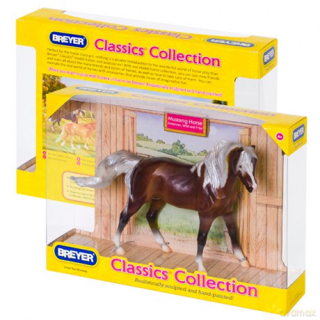 BREYER Koń champion Silver Bay Mustang