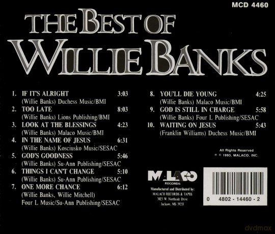 Banks,Willie: Memorial Album [CD]