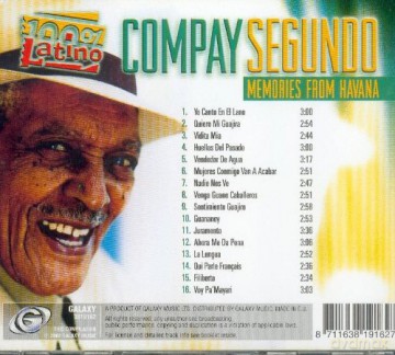 Compay Segundo: Memories from Havana 100% Latino [CD]