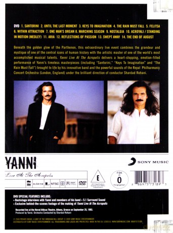 Yanni: Yanni Live At The Acropolis (jewel case) [DVD]