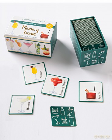 Memory Game Alcoholic Drinks [KSIĄŻKA]