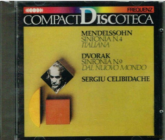 Mendelssohn(Sinfonia N.4) Dvorak(Sinfonia N.9) Sergiu Celibidache [CD]