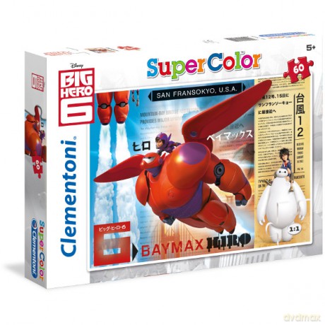 CLEMENTONI 60 El. Big Hero 6 [PUZZLE]