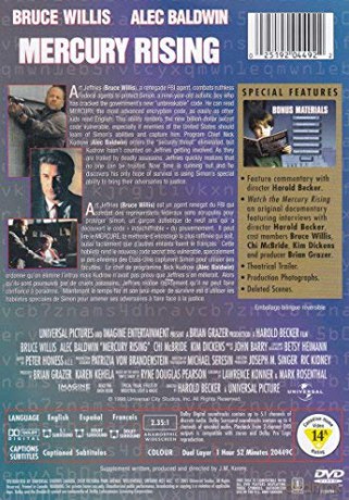Mercury Rising [DVD]