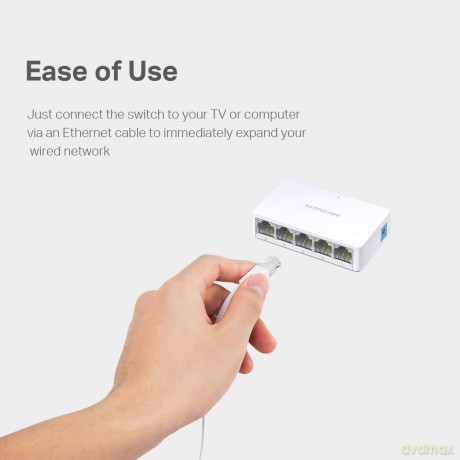 Mercusys Switch MS105 5-Port Plastic Cas