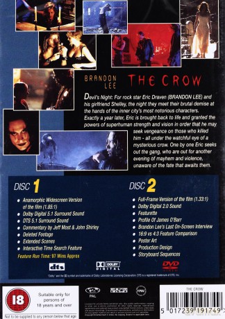 The Crow: Special Edition (Kruk) [2DVD]