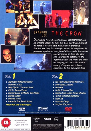 The Crow: Special Edition (Kruk) [2DVD]