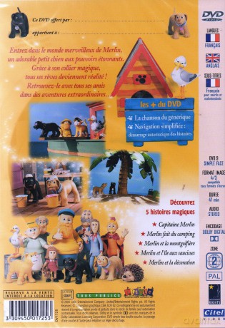 Merlin Le Magichien Capitaine Merlin [DVD]