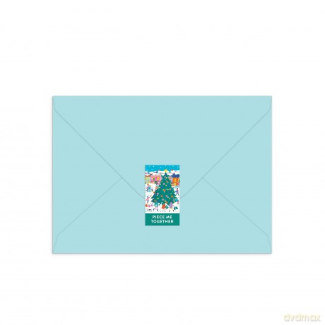 Merry Bright Greeting Card Puzzle [KSIĄŻKA]