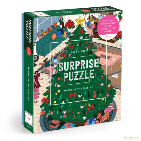 Merry In the Making 1000 Piece Surprise Puzzle [KSIĄŻKA]