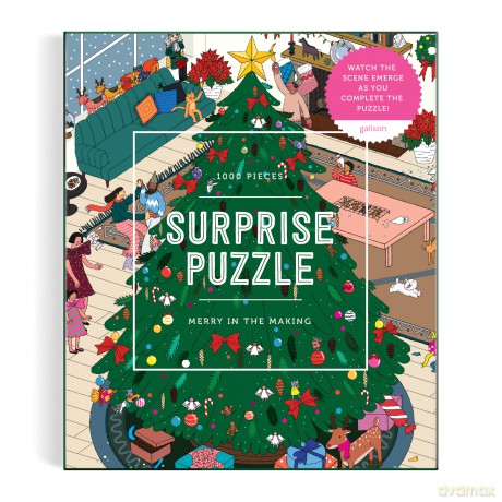 Merry In the Making 1000 Piece Surprise Puzzle [KSIĄŻKA]
