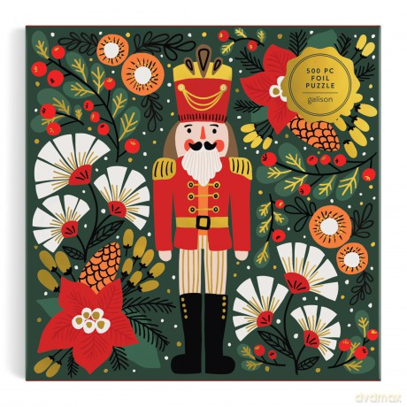 Merry Nutcracker 500 Piece Foil Puzzle [KSIĄŻKA]