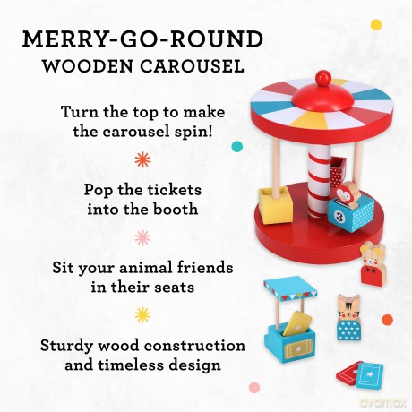MerryGoRound Wooden Carousel [KSIĄŻKA]