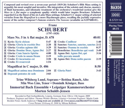 Schuldt-Jensen/Immortal Bach E: Messe 5/Magnificat [CD]