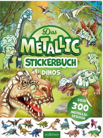 Metallic-Sticker: Dinos