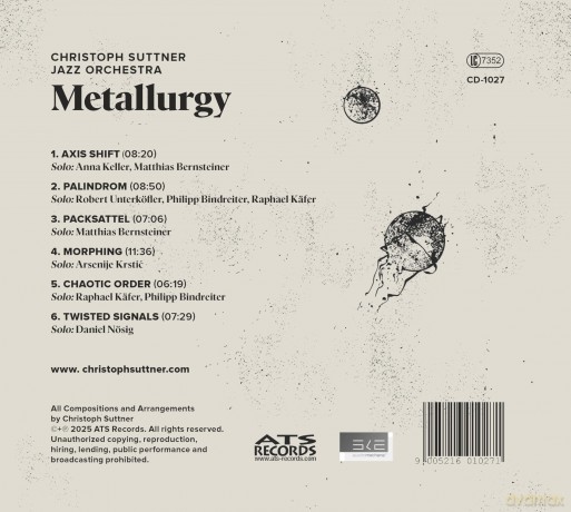 Christoph Suttner Jazz Orchestra: Metallurgy [CD]