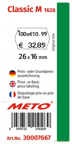 METO Classic M 1626 Preisauszeichner