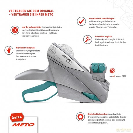 Meto: METO Classic M 2026 Preisauszeichner