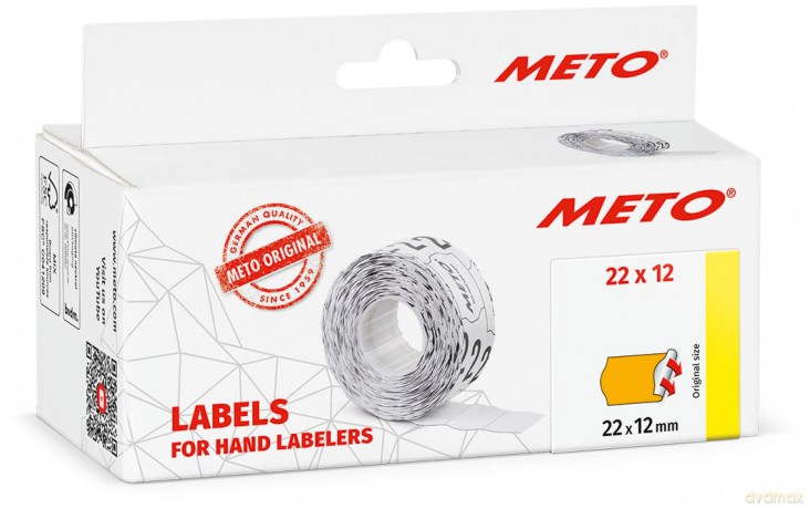 Meto: METO Preisetiketten leuchtorange permane
