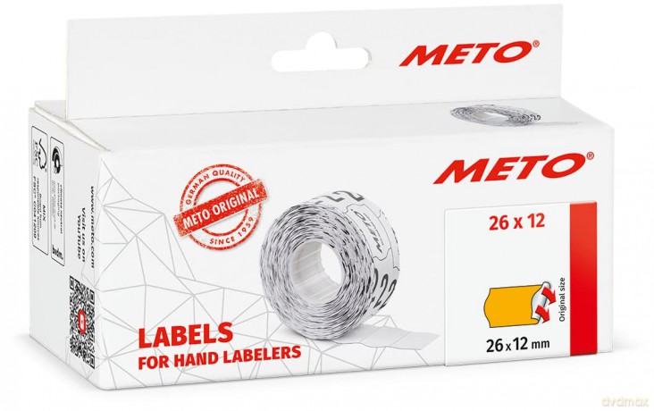 Meto: METO Preisetiketten leuchtorange permane