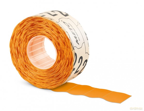 Meto: METO Preisetiketten leuchtorange permane