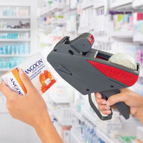 Meto: METO Preisetiketten leuchtrot permanent