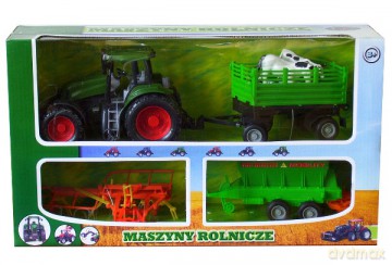 DROMADER Traktor 3 maszyny rolnicze