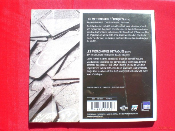 Dua Dui Duo: Metronomes Detraques [CD]