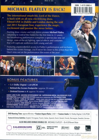 Michael Flatley Returns As Lord Of The Dance [3DVD]