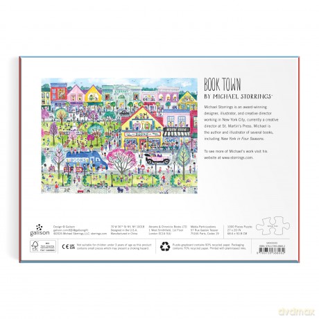 Michael Storrings Book Townscape 1000 Piece Puzzle [KSIĄŻKA]