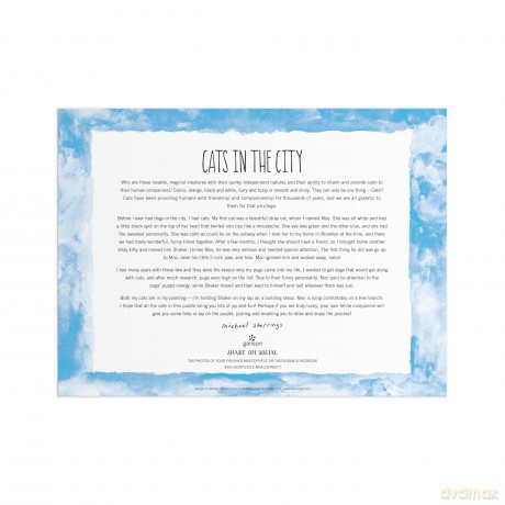 Michael Storrings Cats In The City 1000 Piece Puzzle [KSIĄŻKA]