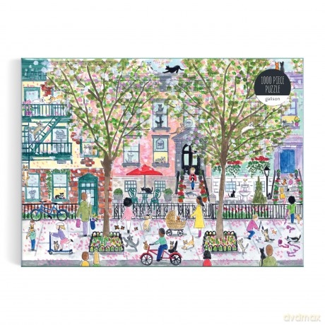 Michael Storrings Cats In The City 1000 Piece Puzzle [KSIĄŻKA]