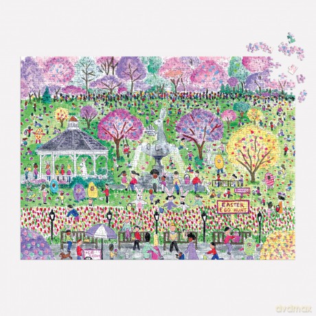 Michael Storrings Easter Egg Hunt 1000 Piece Puzzle [KSIĄŻKA]
