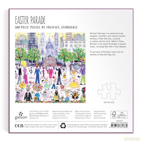 Michael Storrings Easter Parade 500 Piece Puzzle [KSIĄŻKA]