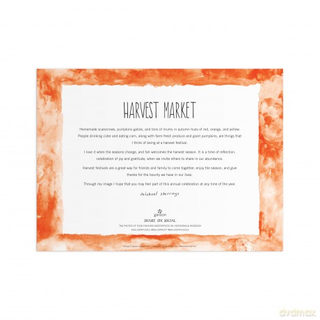 Michael Storrings Harvest Market 1000 Piece Puzzle [KSIĄŻKA]