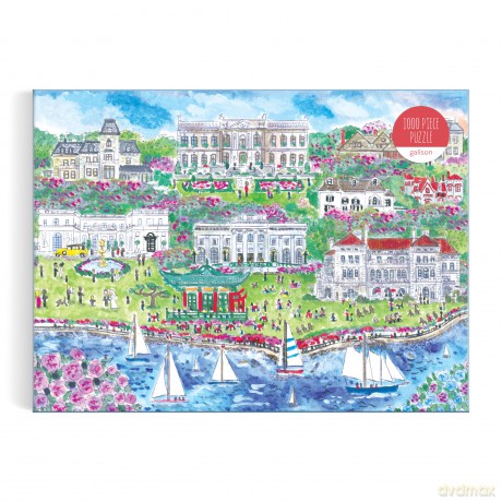 Michael Storrings Newport Mansions 1000 Piece Puzzle [KSIĄŻKA]