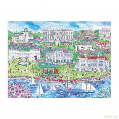 Michael Storrings Newport Mansions 1000 Piece Puzzle [KSIĄŻKA]