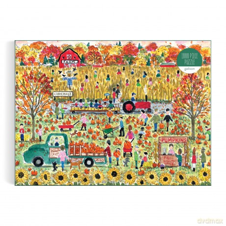 Michael Storrings Pumpkin Patch 1000 Piece Puzzle [KSIĄŻKA]