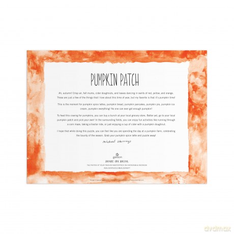 Michael Storrings Pumpkin Patch 1000 Piece Puzzle [KSIĄŻKA]