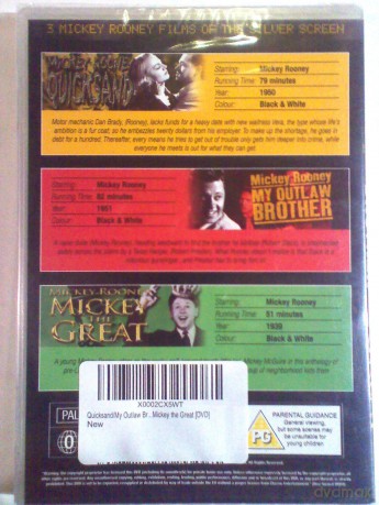 Mickey Rooney-3 Classic Films-Dvd [3DVD]