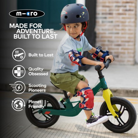 Micro balance bike lite, peacock green