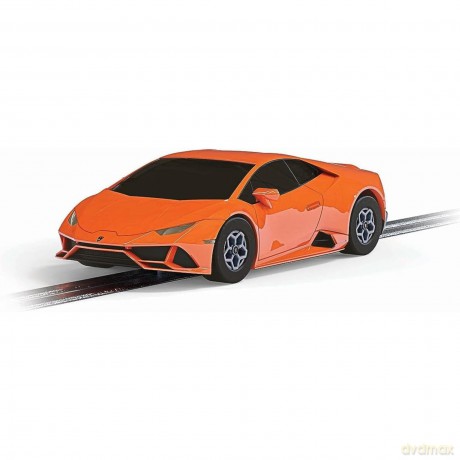 Micro Scalextric Lamborghini Huracan Evo Car Orange