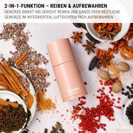 Microplane Gewźrzmźhle 2in1 Altrosa
