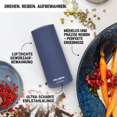 Microplane Gewźrzmźhle 2in1 Denim Blau