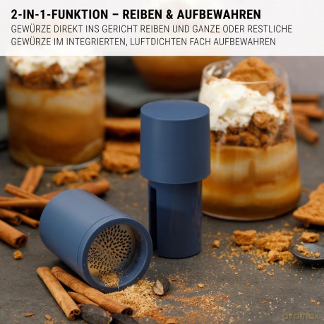 Microplane Gewźrzmźhle 2in1 Denim Blau